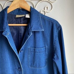 LIZ CLAIBORNE // Denim Chore Coat